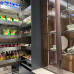High End Modern 304 Stainless Steel Kitchen Cabinet Furniture Eased Edge