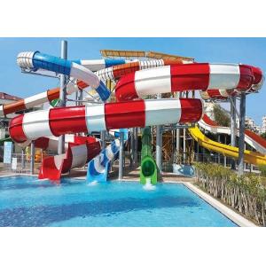 China 480 Persons / Hr Custom Fiberglass Water Slides For Adults on sale