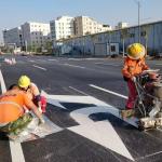 HUA QUN AASHTO M249 Hot Melt Reflective Marking Paint Long Lasting For Roads