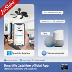 1stshine 6 Blades Ceiling Fan with Remote Control and Light DC Motor 2- 1stshine