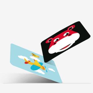 China Kids Flash Cards In Teaching Both Sides Custom Game Card Printing 350g factory