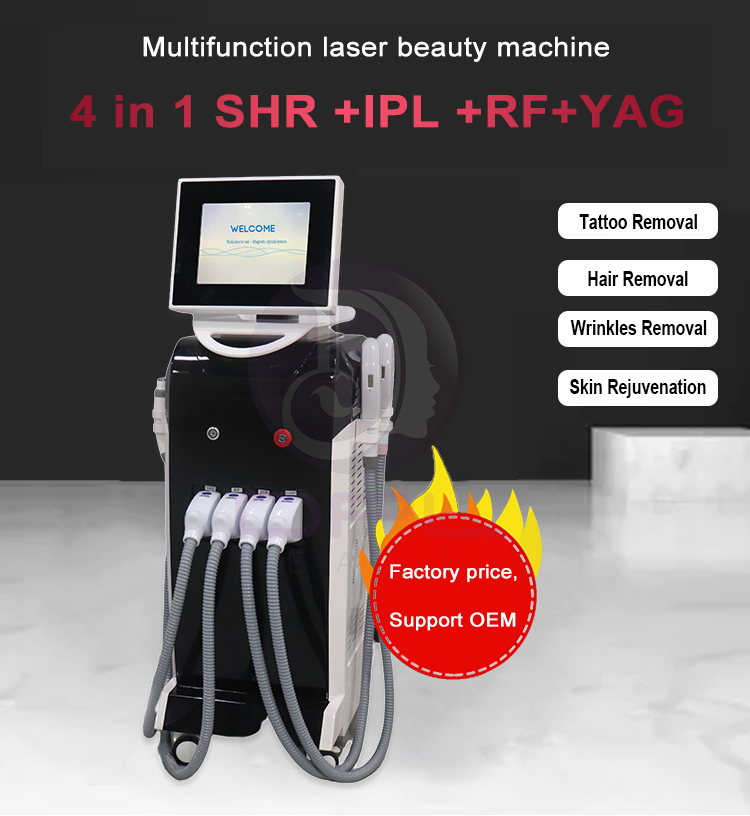 DPL Laser Picosecond 4 IN 1 Dioda Hair Removal And Tatoo Removal Machine RF Face Lift 808 diode pico laser hair removal machine