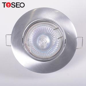 China 6W Recessed Downlight Fixtures GU10 90mm Cut Out Diameter For Living Room factory
