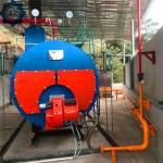Automatic 1 to 20 ton Natural Gas LPG Diesel Oil Fired Industrial Steam Boiler