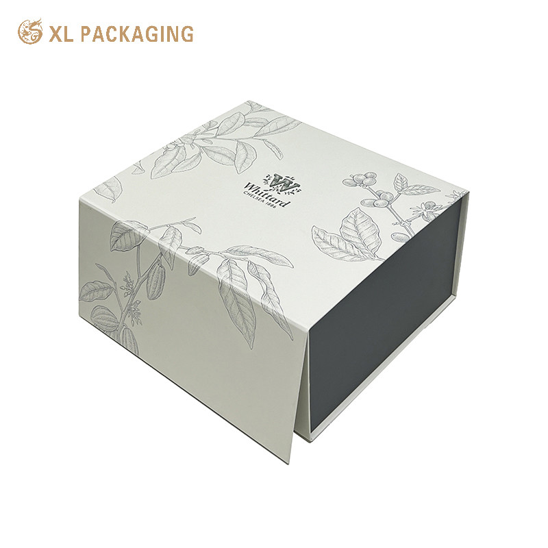 Custom Wig Hair Magnetic Closure Gift Boxes Matt White Large Cardboard Box With Flap Lid