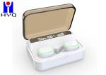 Flip In Ear Bluetooth Earphone Power Bank 20Hz 3.7V Black White color