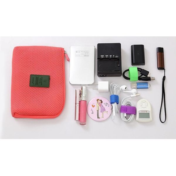 Soft feeling EVA foam bag mesh bag with sponge shockproof bag for digital camera