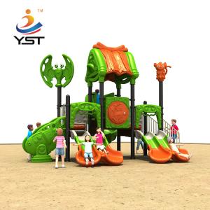 China Safety Kids Playground Slide Galvanized Steel Pipe Apply To 3 - 15 Years Old factory