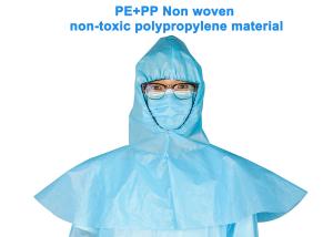 China Respiratory Protection Surgeon Respirator Surgical Head Cover / PE PP Non Woven Surgeon Hood factory