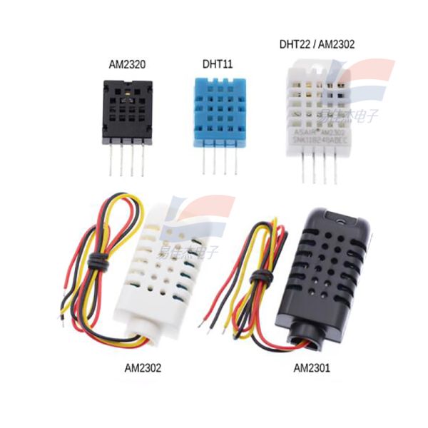 China YJJ AM2302 Temperature and Humidity Sensor Module - Digital Output Order Model Black Module factory