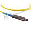 China SMF MU to MU UPC Fiber Cable Patch Cord OFNR Yellow Jacket factory