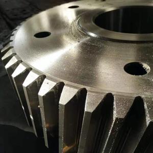 China Large ZG35CrMo Solid Metal Spur Gear Wheel Testing Application factory