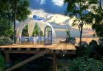 Popular Sale Waterproof Camping Dome Hotel Modular Tent Double Dome House with