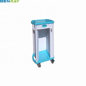 Medical Wheels Cart High Quality ABS Hospital Trolley for Sale Multi-functions