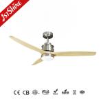 1stshine 52inch 132cm Modern Wood Blade Ceiling Fan with LED Lights Energy