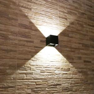 China 6W Waterproof IP65 adjustable PIR sensor led outdoor wall lights &amp; wall mounted outdoor wall lights factory