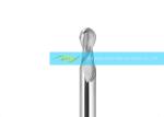 High Precise Arc / Ball Nose End Mill For Aluminum Alloy 2 Flute Carbide End