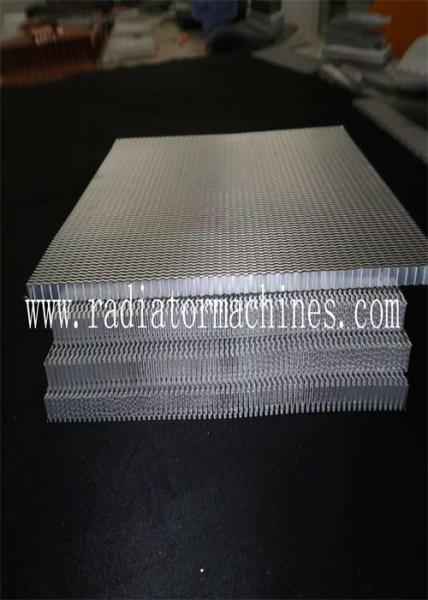 Customized Aluminum Flat Top Straight Fin / Radiator Aluminum Fins For Variable