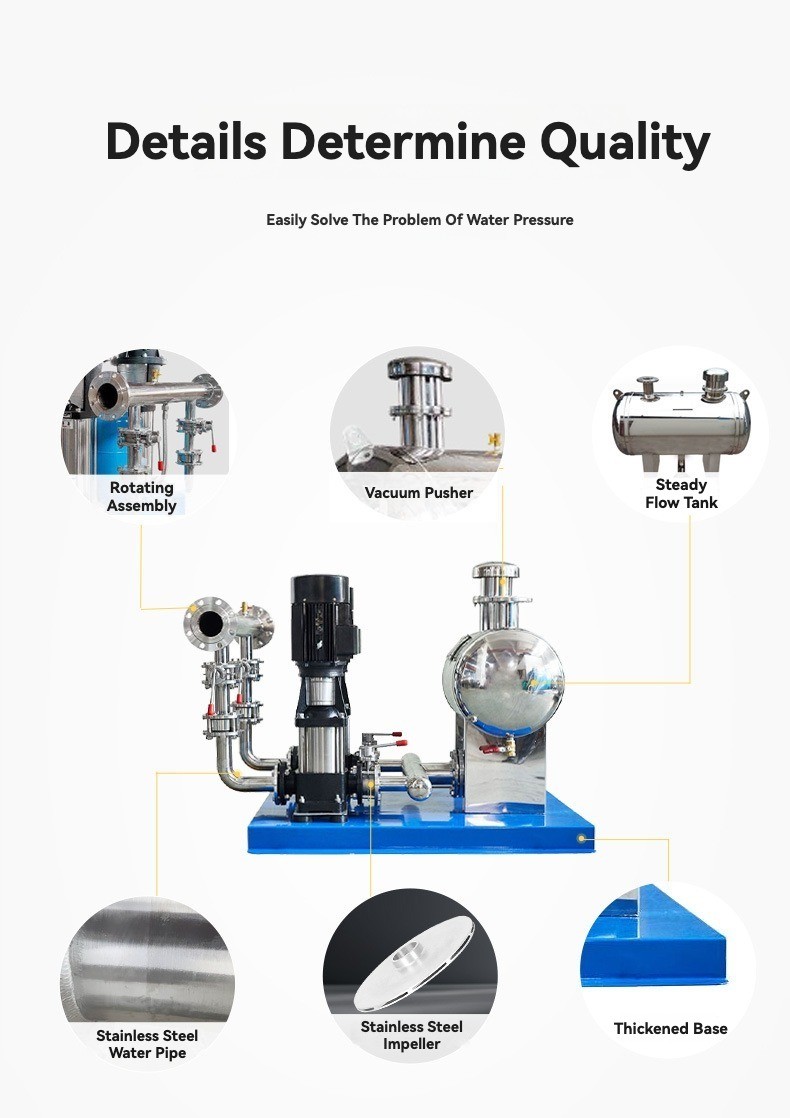 Non-negative Pressure Secondary Water Supply Equipment For Domestic Water Use In High-rise Buildings