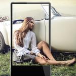 Waterproof Floor Standing Digital Signage Monitors Android Indoor High