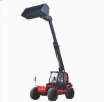 55~75kw Side Dump Bucket Telehandler Forklift Manitou 4X4 Telescopic For