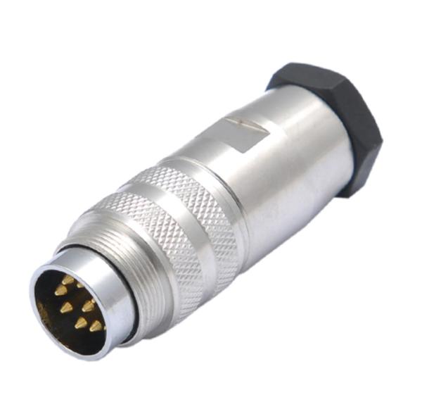 circular ip67 Anti Vibration Locking Screw Design M16 8pin Metal Sensor AISG