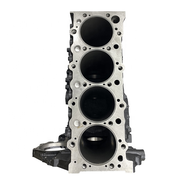 Excavator Engine ISUZU 4JB1 4JJ1 4JF1 Cylinder Block Spare Parts 4HK1 6HK1 with 126KG Weight