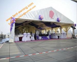 China Portable Aluminum Luxury Wedding Tent  Fire Retardant  Event  Party Marquees factory