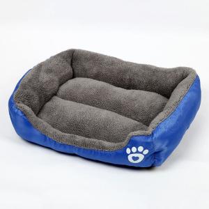 China Manufacture All Season Soft Comfortable Breathable Dog Sofa Bed Dog Nest Large Accessories Rectangle Pet Bed For Dog Cat factory