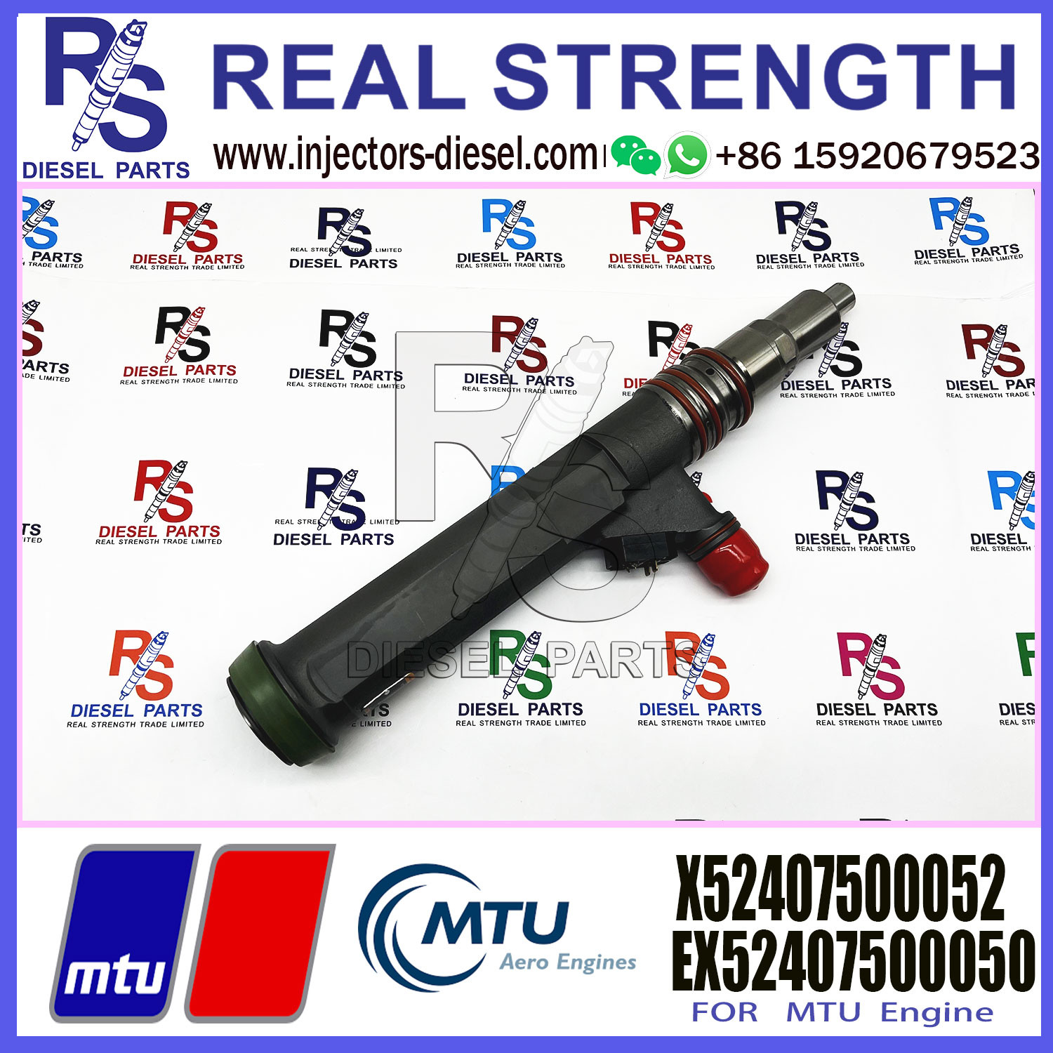 L'ORANGE L'O Diesel Fuel Injector EX52407500050 1576844 VTO-G441M48B 52400016 X52407500052
