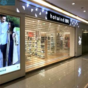 China SS 201 Durable Glass Roller Shutter With 12mm Tube factory