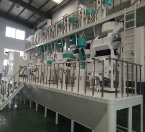 China Full Set Complete Rice Milling Line With Water Type Rice Polisher factory