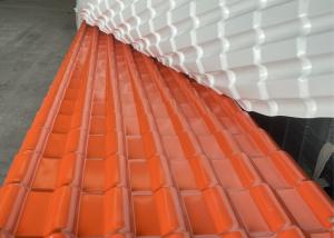 China Color Lasting Resin Roof Tiles Environment Friendly ASA Roofing Sheet factory