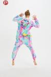 Colorful Unicorn Kigurumi Onesie pajamas Cute Custom Logo Embroidered
