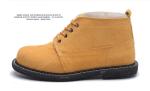 High Top Martin Boots With Tire Bottom Anti-Smashing Steel Toed Suede Leather