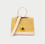 Two-tone Women Handbags Fashion Cowhide Tote Bags Genuine Cow Leather Bag