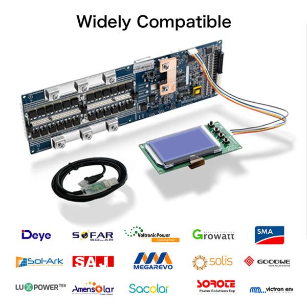 Seplos Metal Lifepo4 Battery Case 48V Diy Kit And Bms Wires Compression Plate