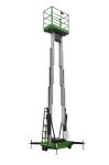 Platform Height Max 10m Double Mast Aluminum Vertical Lift Loading Capacity