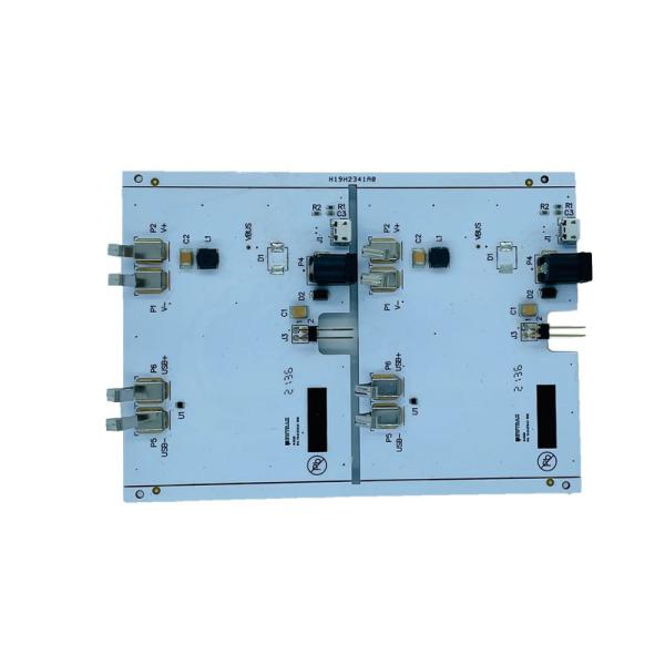 1OZ Mutilayer White Soldermask Black Silkscreen Copper PCBA Printed Circuit