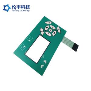 China Silkscreen Printed Waterproof Membrane Keypad Customizable Interface and Waterproof Design factory