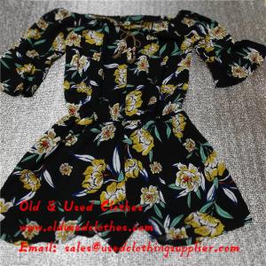 China Adults Used Womens Clothing Sunflower Logo Second Hand Ladies Dresses factory