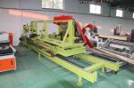 Wood Logs Cutting 4pcs Circular Blade Saw Mill Machine with Log Carriage