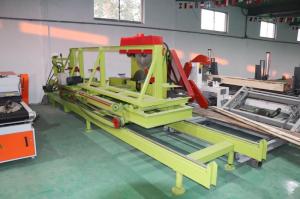 China Price of Powerful 4 Shaft 4pc Circular Blades Sawmill with Log Carriage/sports Car factory