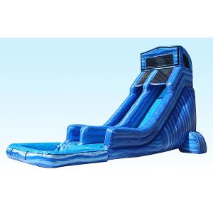 China Jumping Castles Inflatable Water Slide Inflatable Garden Activity Water Slide Blue factory
