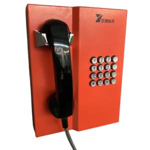 Public OEM Vandal Resistant Phone , Weatherproof Jail Phone VoIP
