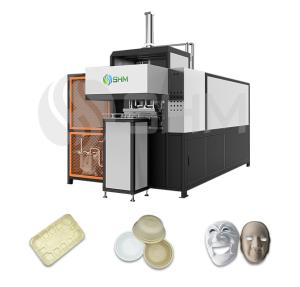 China Bagasse Pulp Molding Machine Thermoforming Pulp Tableware Machine factory