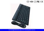 Black Wireless Bluetooth Silicone Industrial Keyboard With Usb Charging