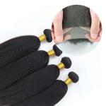 Authentic 8A 22 Inch Peruvian Straight Hair With Closure No Synthetic Hair