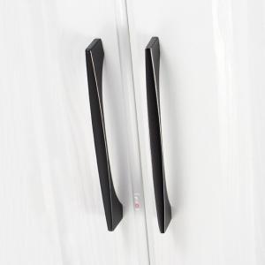 China Oem Matte Black Furniture Cabinet Handle 96 - 320mm Kitchen Pulls factory