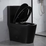 One-Piece Compact Elongated Dual-Flush Toilet 28 Inches